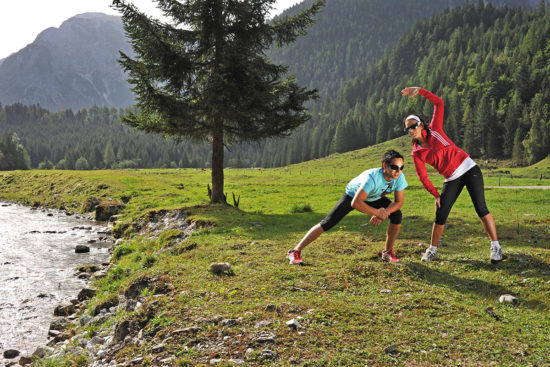 Laufen im Sommerurlaub in Flachau, Salzburger Land